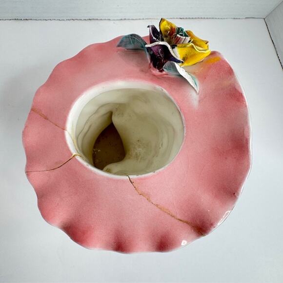 Vintage Lefton Lady Head Vase "Margo" Collectible - Picture 7 of 9